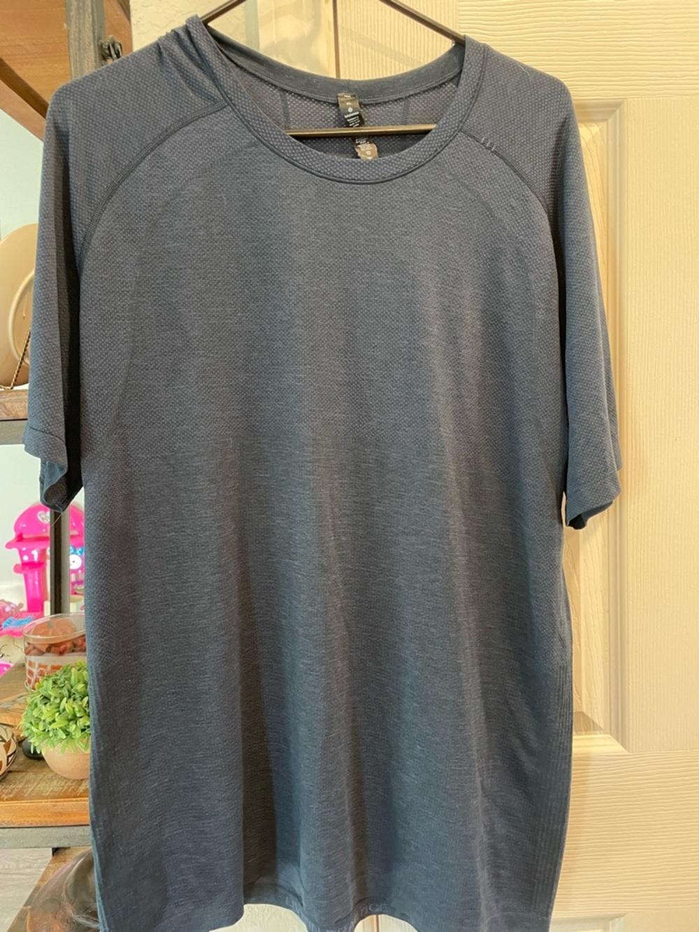 Lululemon Metal Vent Mesh Tech Short Sleeve Navy short sleeve T shirt Men’s XL